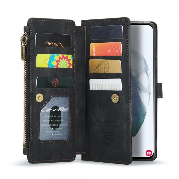 CaseMe Samsung Galaxy S22 Etui C30 Series Sort