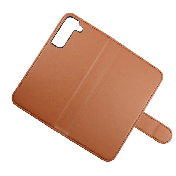 Rvelon Samsung Galaxy S22 Cover Magnetisk Aftageligt Etui Brun