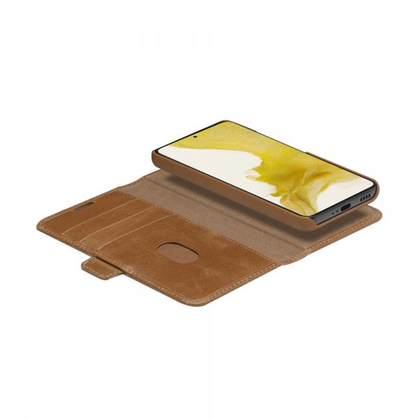 dbramante1928 Samsung Galaxy S22 Plus Cover Lynge Aftageligt Cover Tan