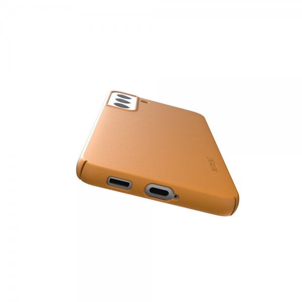 Nudient Samsung Galaxy S22 Plus Cover Tyndt Etui V3 Saffron Yellow