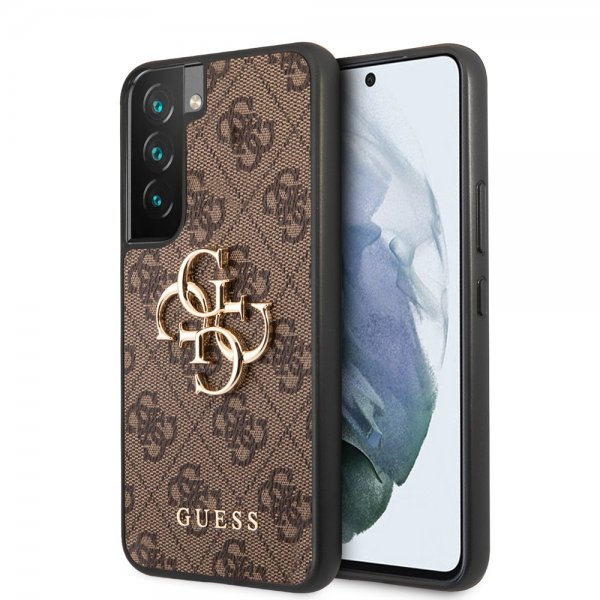 Guess Samsung Galaxy S22 Cover 4G Logo Brun