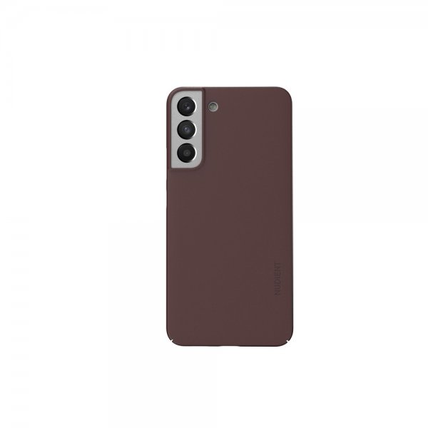 Nudient Samsung Galaxy S22 Cover Thin Case V3 Sangria Red