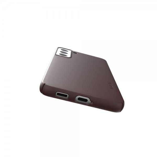 Nudient Samsung Galaxy S22 Cover Thin Case V3 Sangria Red