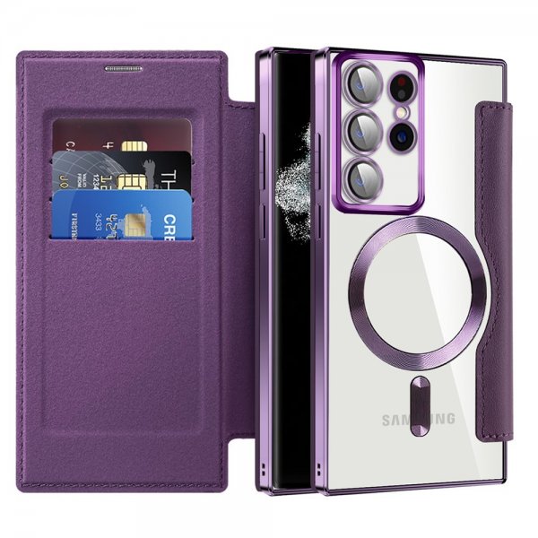 Samsung Galaxy S22 Ultra Cover MagSafe Lilla