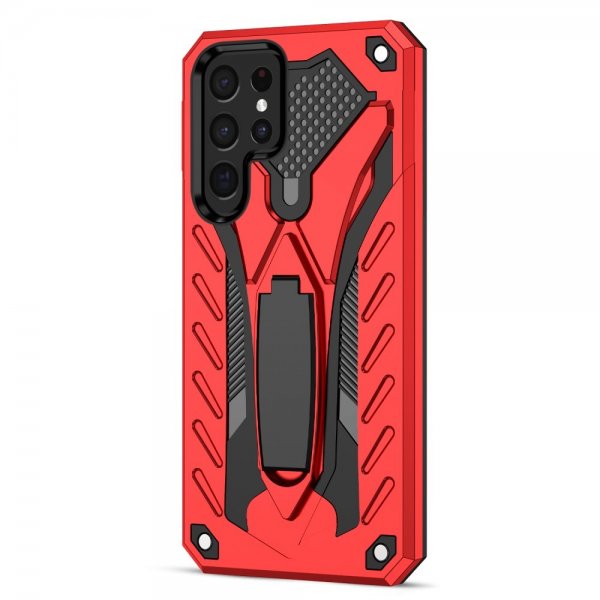 Samsung Galaxy S22 Ultra Cover Phantom Knight Rød