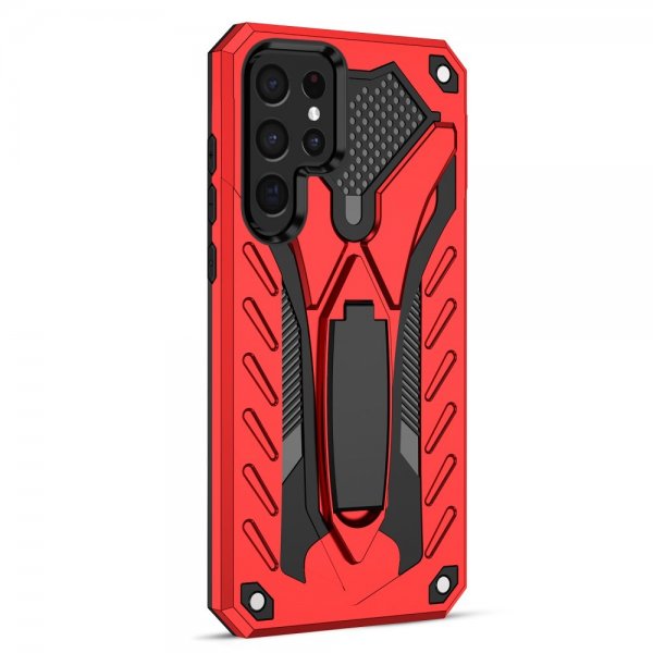 Samsung Galaxy S22 Ultra Cover Phantom Knight Rød