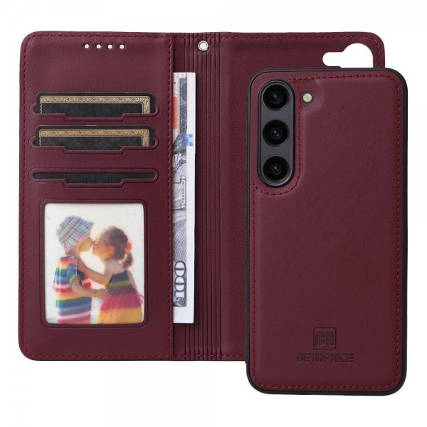 Betopnice Samsung Galaxy S23 FE Cover med Aftageligt Cover 005 Rød