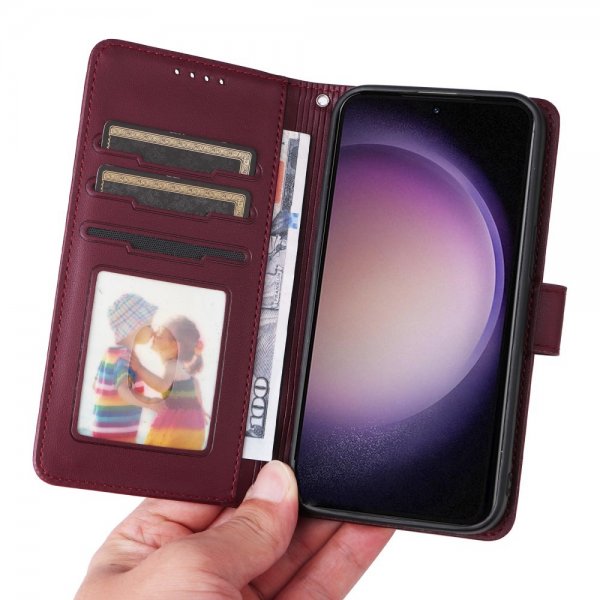 Betopnice Samsung Galaxy S23 Etui med aftageligt Cover 005 Rød