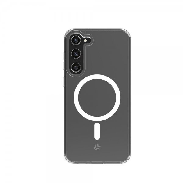 Celly Samsung Galaxy S23 Plus Cover GELSKINMAG MagSafe Transparent