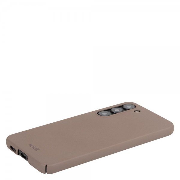 holdit Samsung Galaxy S23 Plus Cover Slim Case Mocha Brown