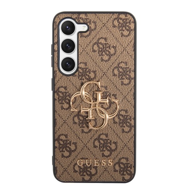 Guess Samsung Galaxy S23 Cover 4G Logo Brun