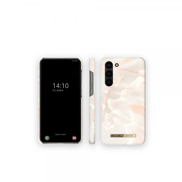 Ideal of Sweden Samsung Galaxy S23 Cover Fashion Case Rose Pearl Marble