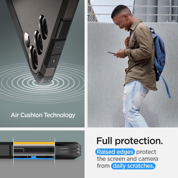 Spigen Samsung Galaxy S23 Cover Tough Armor Gunmetal