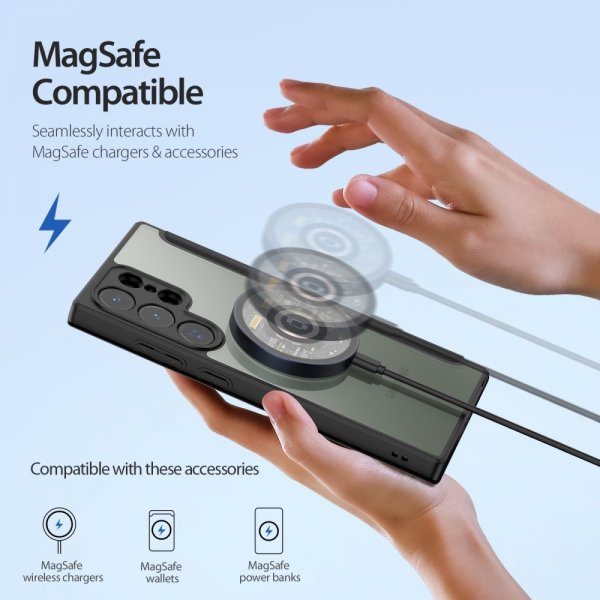 Dux Ducis Samsung Galaxy S23 Ultra Cover Skin X Pro Series MagSafe Sort