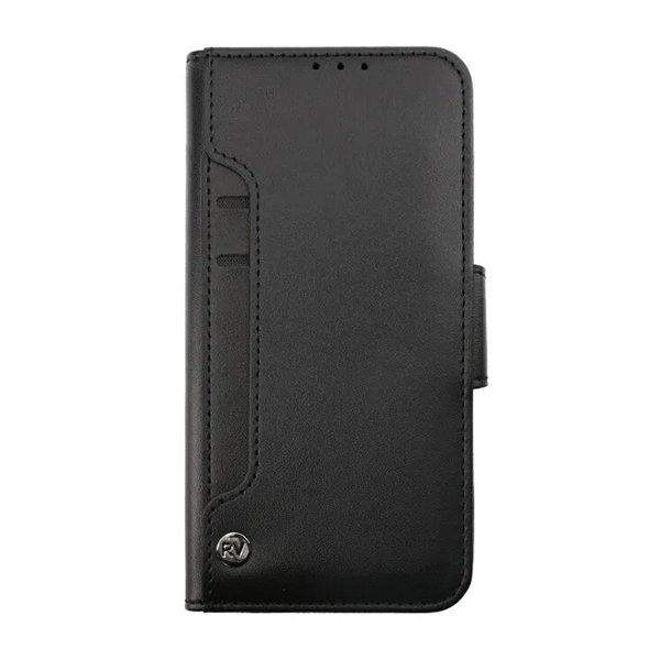Rvelon Samsung Galaxy S23 Ultra Etui Udklappeligt Kortrum Sort