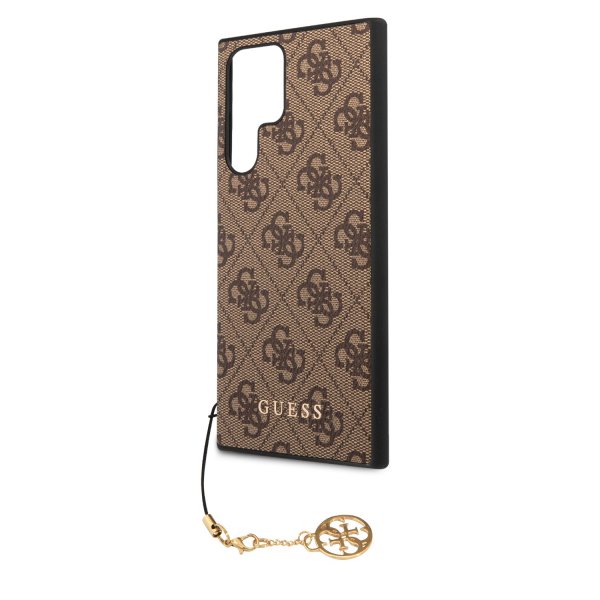 Guess Samsung Galaxy S23 Ultra Cover 4G Charms Brun