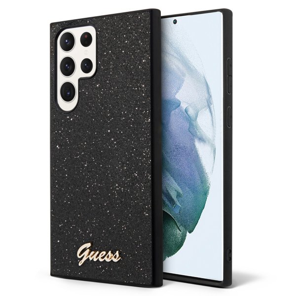 Guess Samsung Galaxy S23 Ultra Cover Fixed Glitter Case Sort