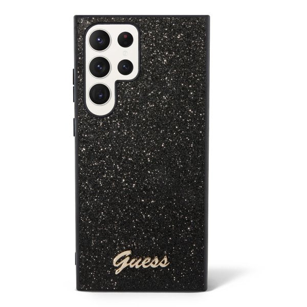 Guess Samsung Galaxy S23 Ultra Cover Fixed Glitter Case Sort