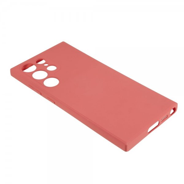 Samsung Galaxy S23 Ultra Cover Gummeret Rød