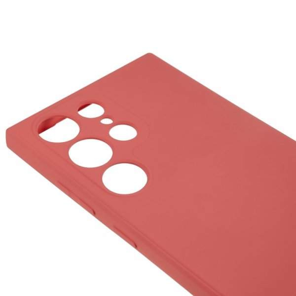 Samsung Galaxy S23 Ultra Cover Gummeret Rød