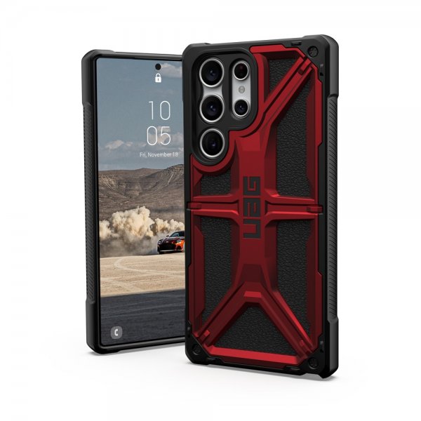 Urban Armor Gear (UAG) Samsung Galaxy S23 Ultra Cover Monarch Crimson