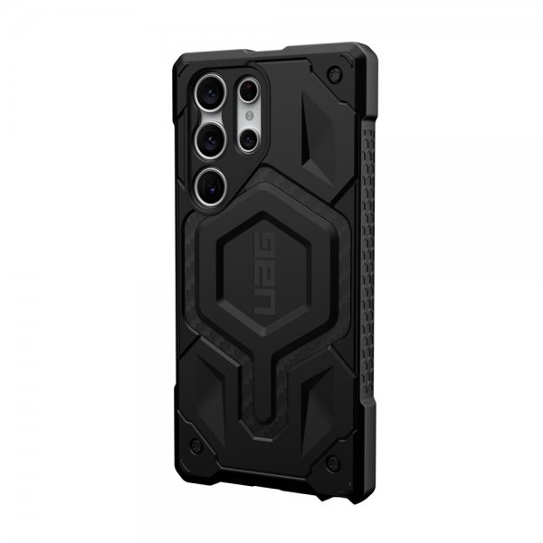 Urban Armor Gear (UAG) Samsung Galaxy S23 Ultra Cover Monarch Pro MagSafe Carbon Fiber Sort