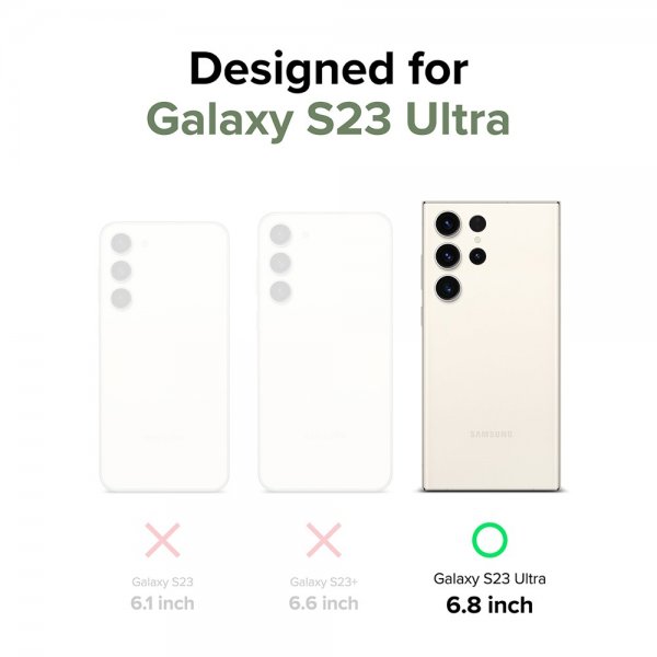Ringke Samsung Galaxy S23 Ultra Cover Slim Mat Gennemsigtig