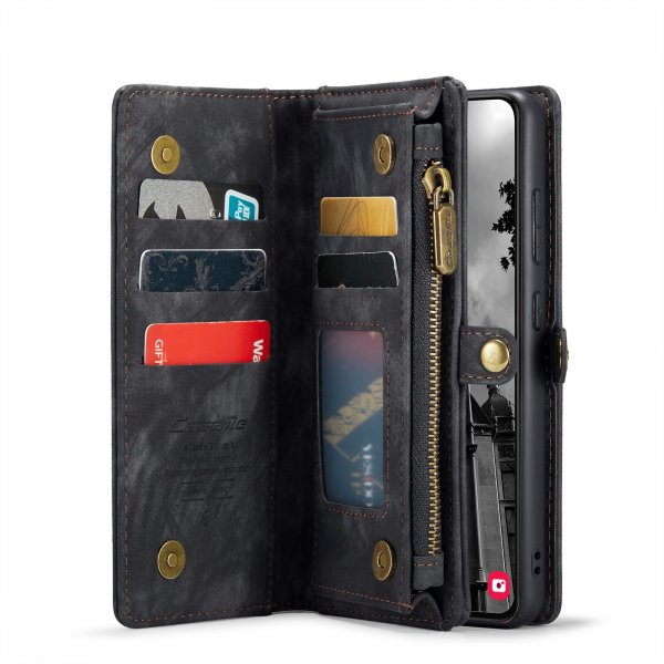 CaseMe Samsung Galaxy S24 FE Etui 008 Series Aftageligt Cover Sort