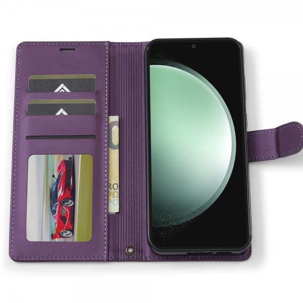 Lc.Imeeke Samsung Galaxy S24 FE Etui med Aftageligt Cover L2 Series MagSafe Lilla