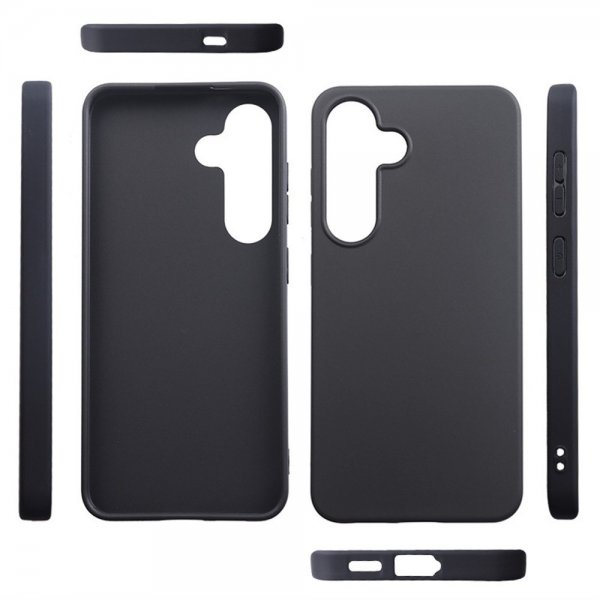 Nordic Covers Samsung Galaxy S24 FE Cover Feather Series Raven Black