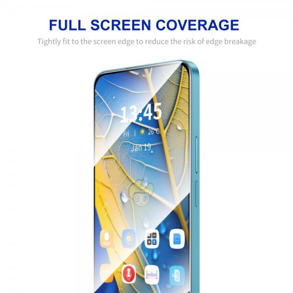 Enkay Samsung Galaxy S24 FE Skærmbeskytter med Monteringsramme Easy Install