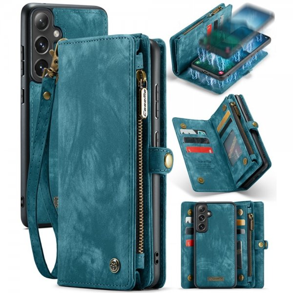 CaseMe Samsung Galaxy S24 Etui 008 Series Aftageligt Cover Blå