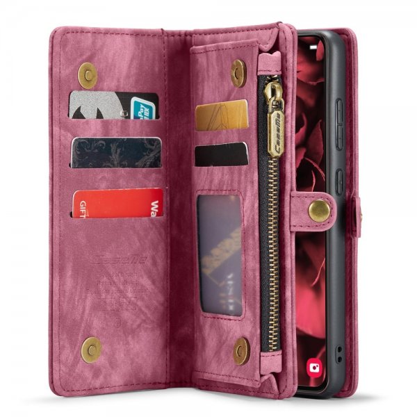 CaseMe Samsung Galaxy S24 Etui 008 Series Aftageligt Cover Rød