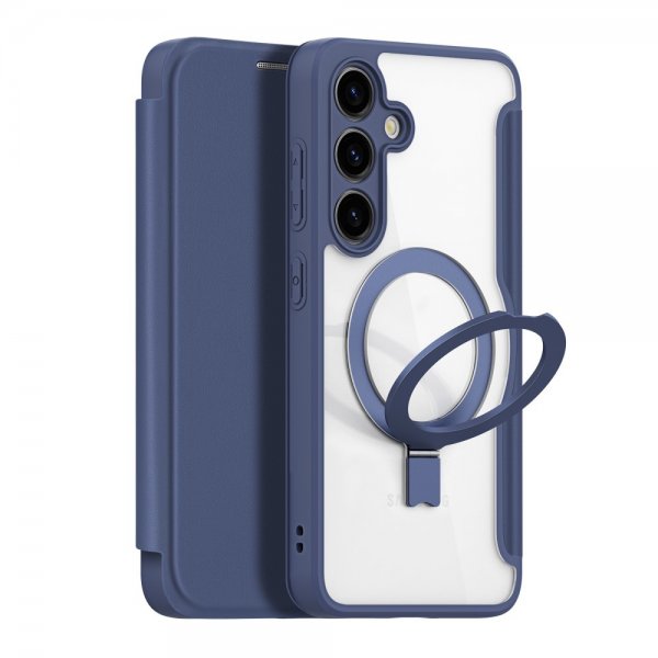 Dux Ducis Samsung Galaxy S24 Cover Skin X Pro Series Kickstand MagSafe Blå