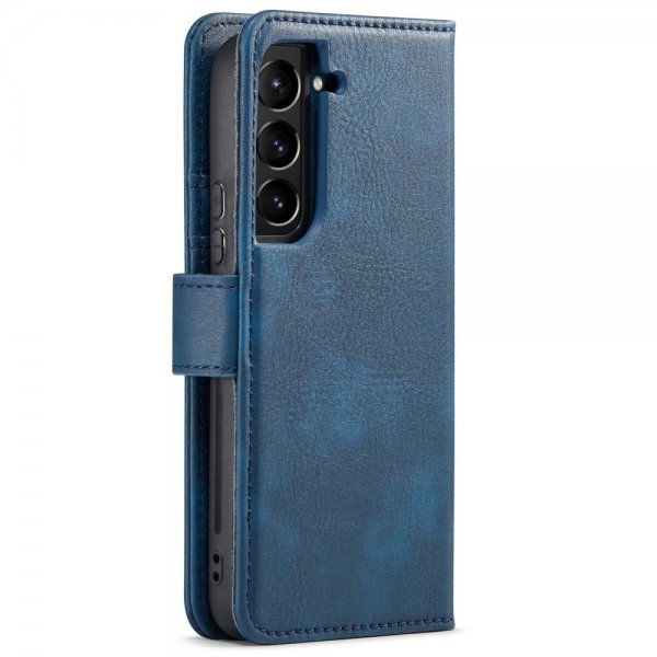 Dg.Ming Samsung Galaxy S24 Plus Etui med Aftageligt Cover Blå