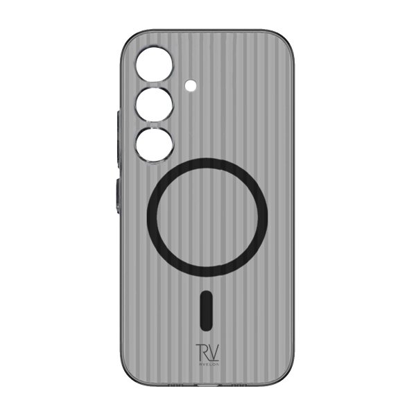 Rvelon Samsung Galaxy S24 Plus Cover Riflet MagSafe Grå