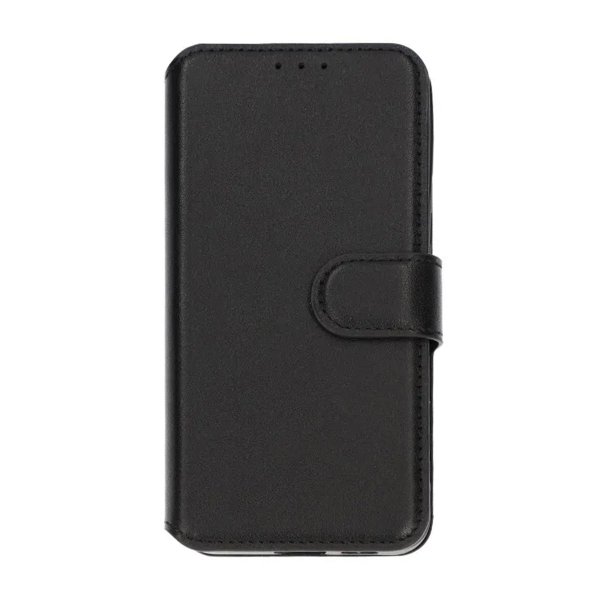 Rvelon Samsung Galaxy S24 Plus Cover Ægte Læder Kortlomme Sort