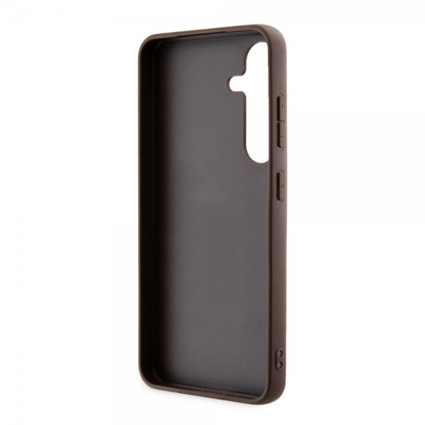 Guess Samsung Galaxy S24 Plus Cover 4G Metal Logo Brun