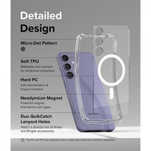 Ringke Samsung Galaxy S24 Plus Cover Fusion Magnetic Clear