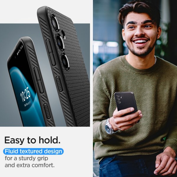 Spigen Samsung Galaxy S24 Plus Cover Liquid Air Mat Sort