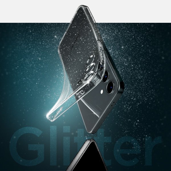 Spigen Samsung Galaxy S24 Plus Cover Liquid Crystal Glitter Crystal Quartz