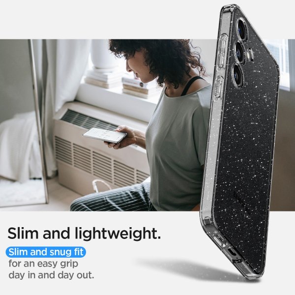 Spigen Samsung Galaxy S24 Plus Cover Liquid Crystal Glitter Crystal Quartz