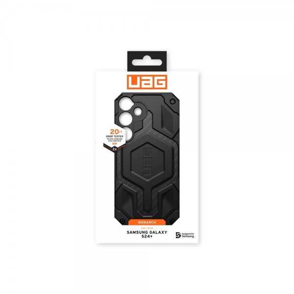 Urban Armor Gear (UAG) Samsung Galaxy S24 Plus Cover Monarch Carbon Fiber Sort
