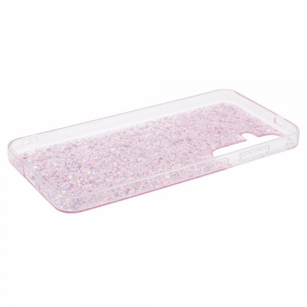 Nordic Covers Samsung Galaxy S24 Plus Cover Sparkle Series Blossom Pink