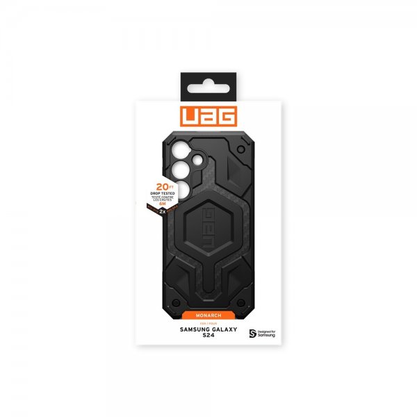 Urban Armor Gear (UAG) Samsung Galaxy S24 Cover Monarch Carbon Fiber Sort