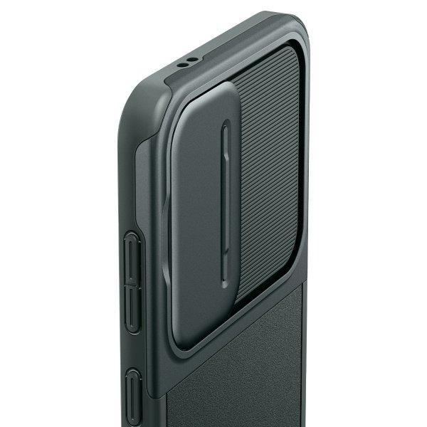 Spigen Samsung Galaxy S24 Cover Optik Armor Abyss Green