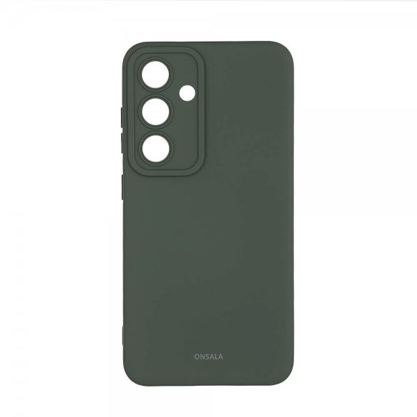 Onsala Samsung Galaxy S24 Cover Silikone Olive Green
