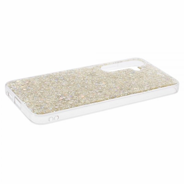 Nordic Covers Samsung Galaxy S24 Cover Sparkle Series Citrine Gold