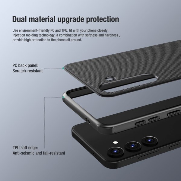Nillkin Samsung Galaxy S24 Cover Super Frosted Shield Pro Rød