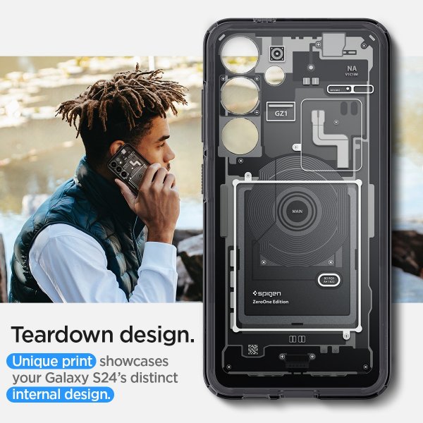 Spigen Samsung Galaxy S24 Cover Ultra Hybrid Zero One